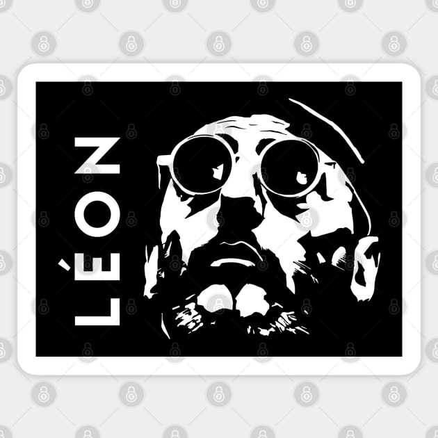 Léon - Jean Reno Sticker by NorthWestDesigns